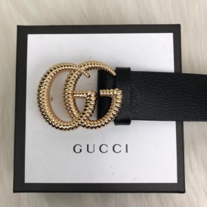 gucci kemer siyah gold parlak antik cizgili toka 4cm