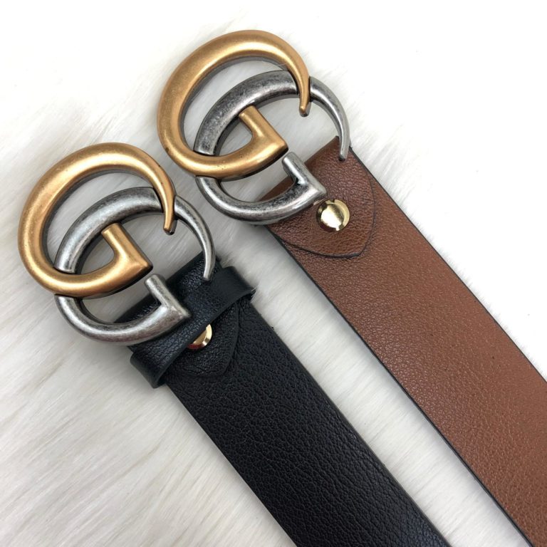 gucci kemer siyah gold silver cift renk mat toka 4cm
