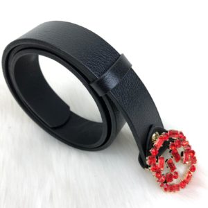 gucci kemer siyah kirmizi tasli toka 4cm