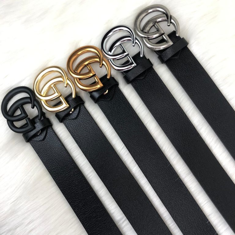 gucci kemer siyah silver mat toka 4cm