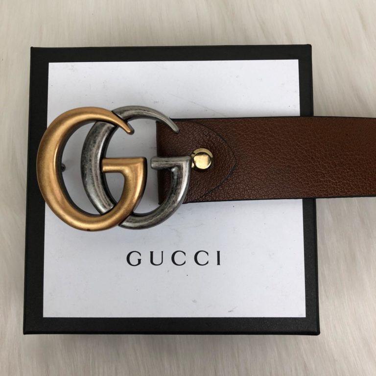 gucci kemer taba gold silver cift renk mat toka 4cm