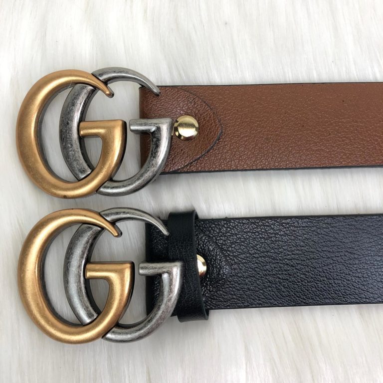 gucci kemer taba gold silver cift renk mat toka 4cm