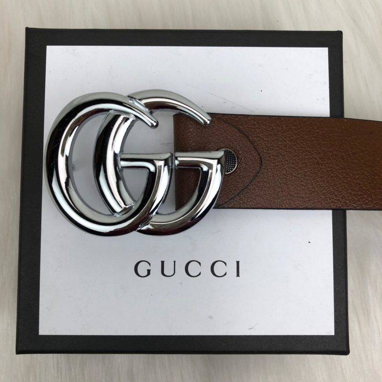 gucci kemer taba silver parlak toka 4cm