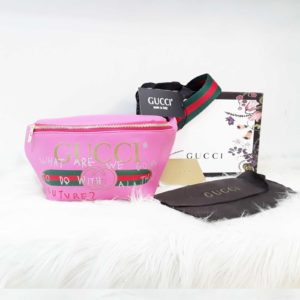 gucci suni deri canta bel cantasi renkli kemer pembe