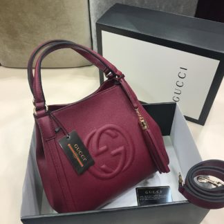 gucci suni deri canta cift sapli buyuk boy bordo