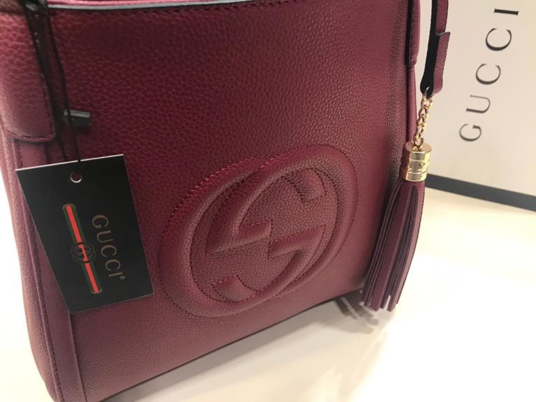 gucci suni deri canta cift sapli buyuk boy bordo