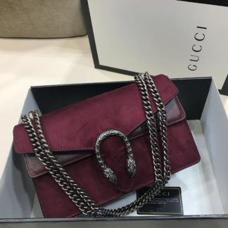 gucci suni deri canta dionysus bordo kadife 28x17
