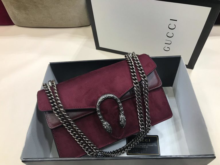 gucci suni deri canta dionysus bordo kadife 28x17