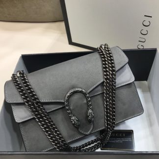 gucci suni deri canta dionysus gri kadife 28x17