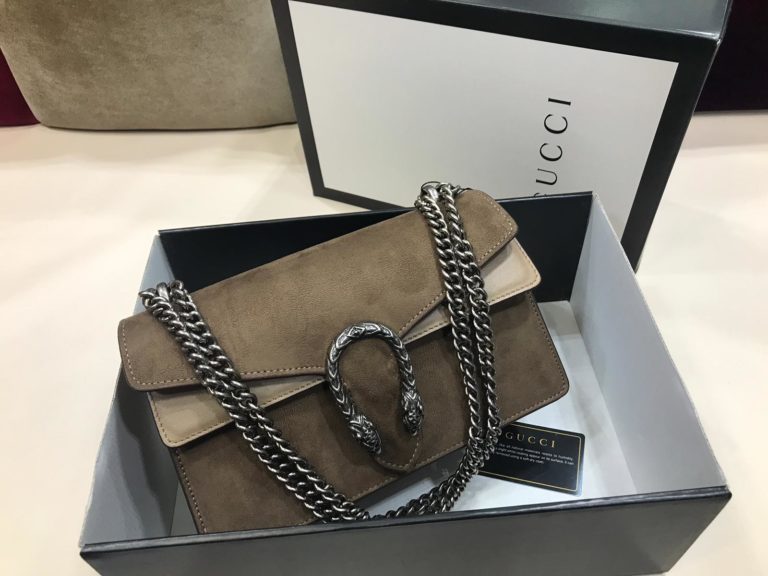 gucci suni deri canta dionysus kahve kadife 28x17