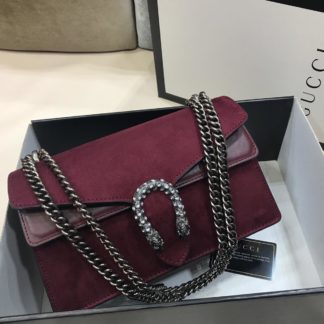 gucci suni deri canta dionysus tasli bordo kadife 28x17