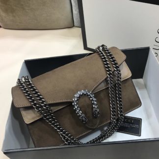 gucci suni deri canta dionysus tasli kahve kadife 28x17