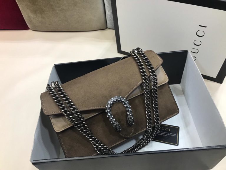 gucci suni deri canta dionysus tasli kahve kadife 28x17