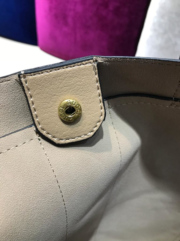 gucci suni deri canta shopping vizon 37x35