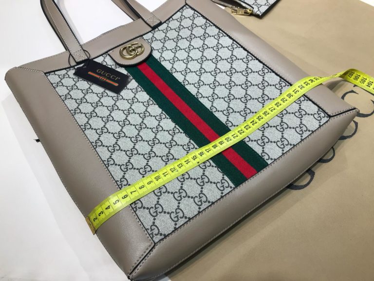 gucci suni deri canta shopping vizon 37x35