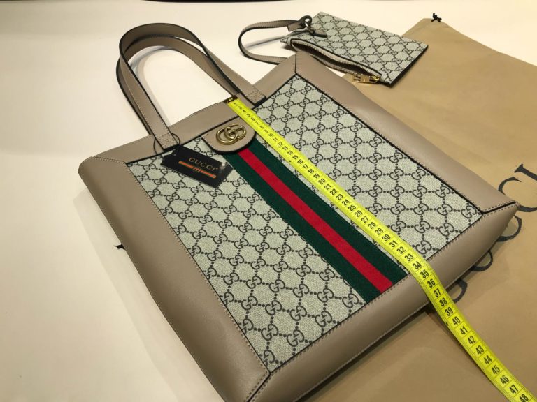 gucci suni deri canta shopping vizon 37x35
