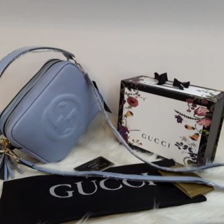 gucci suni deri canta soho cift fermuarli cift askili mavi 23x17
