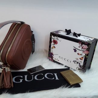 gucci suni deri canta soho cift fermuarli cift askili taba 23x17