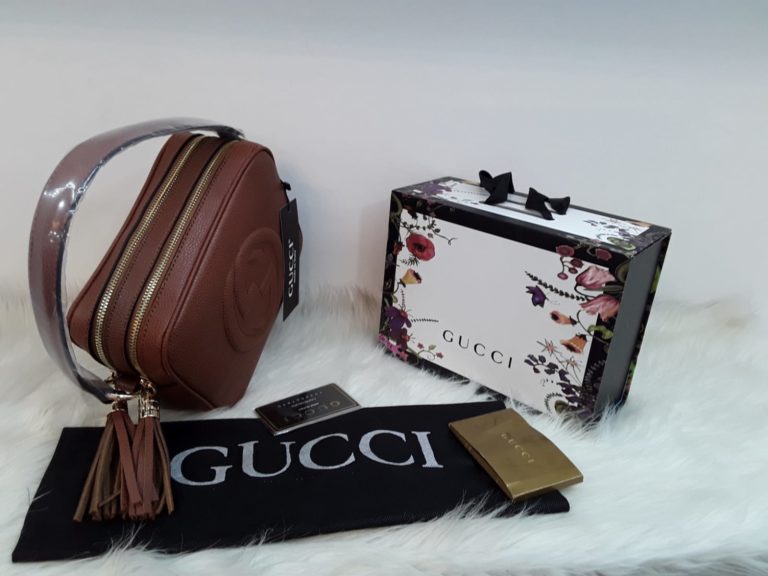 gucci suni deri canta soho cift fermuarli cift askili taba 23x17