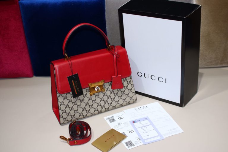 gucci suni deri canta supreme capraz askili buyuk boy kirmizi