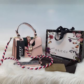 gucci suni deri canta sylvie mini boy cift askili pudra pembe 20x14