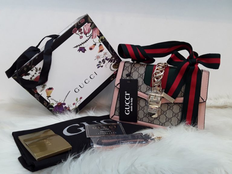 gucci suni deri canta sylvie orta boy cift askili pudra pembe 26x17