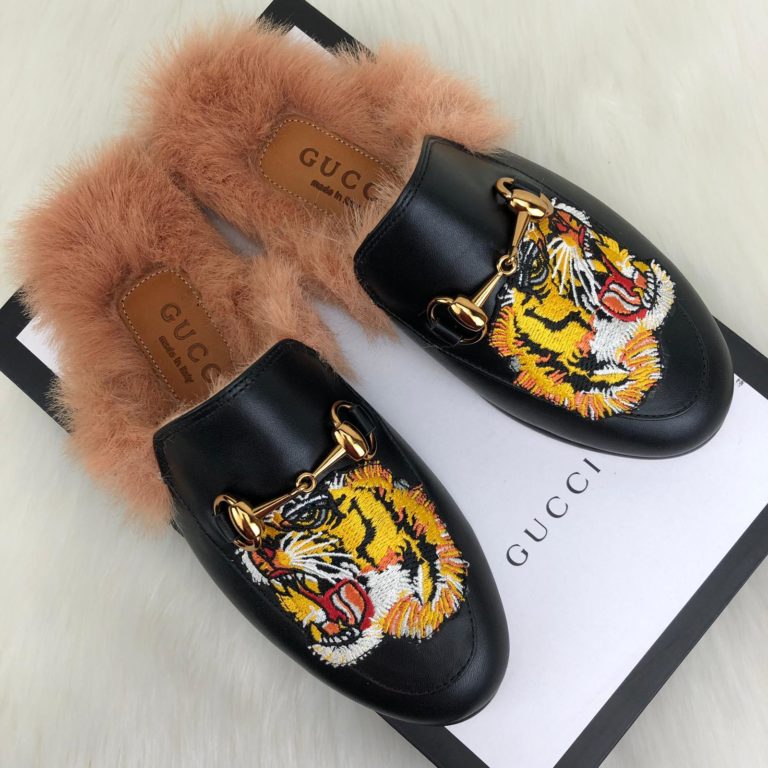 gucci terlik princetown kaplanli kutu