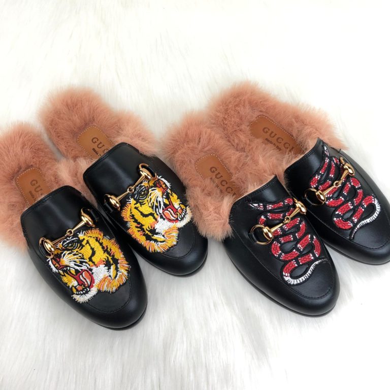 gucci terlik princetown kaplanli kutu