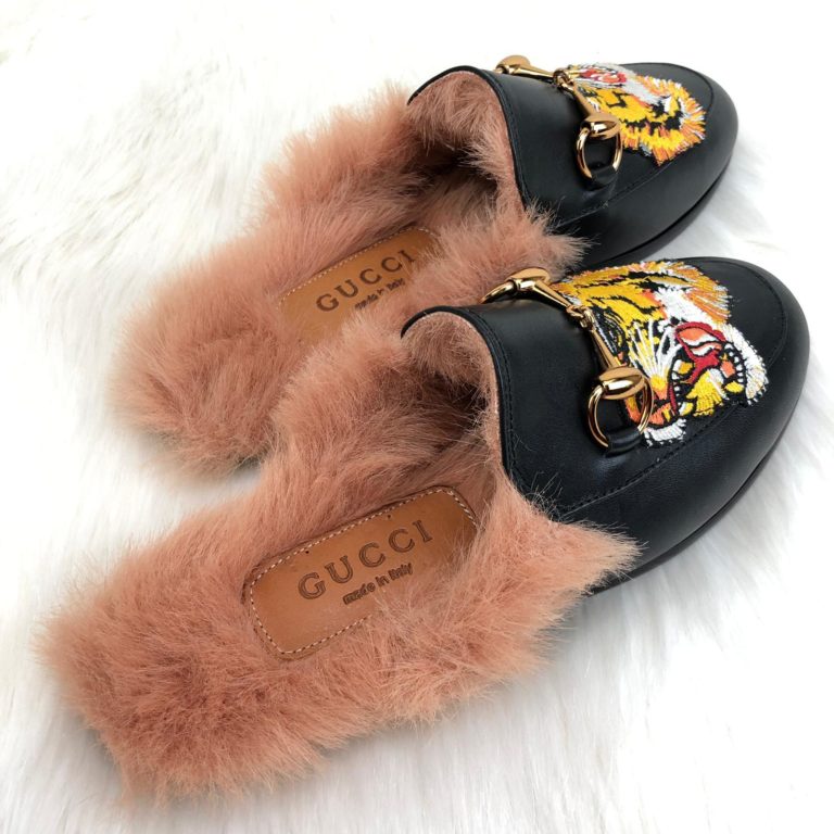 gucci terlik princetown kaplanli kutu