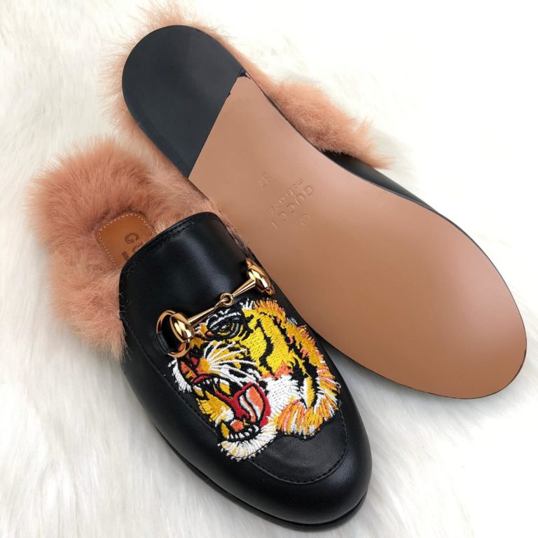 gucci terlik princetown kaplanli kutu