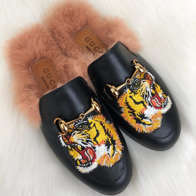 gucci terlik princetown kaplanli kutu