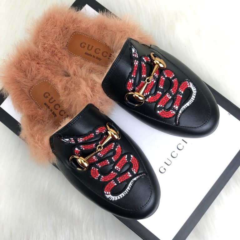 gucci terlik princetown yilanli kutu