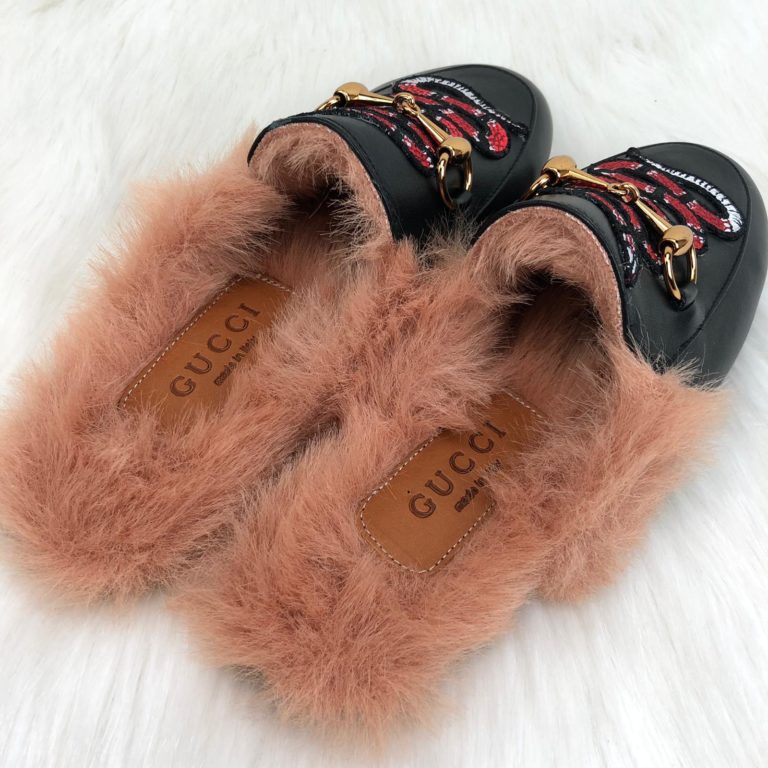 gucci terlik princetown yilanli kutu