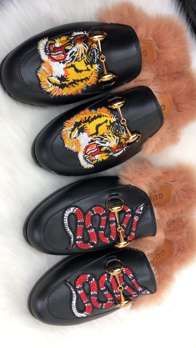 gucci terlik princetown yilanli kutu