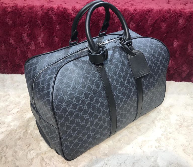gucci valiz tekerlikli 50cm siyah