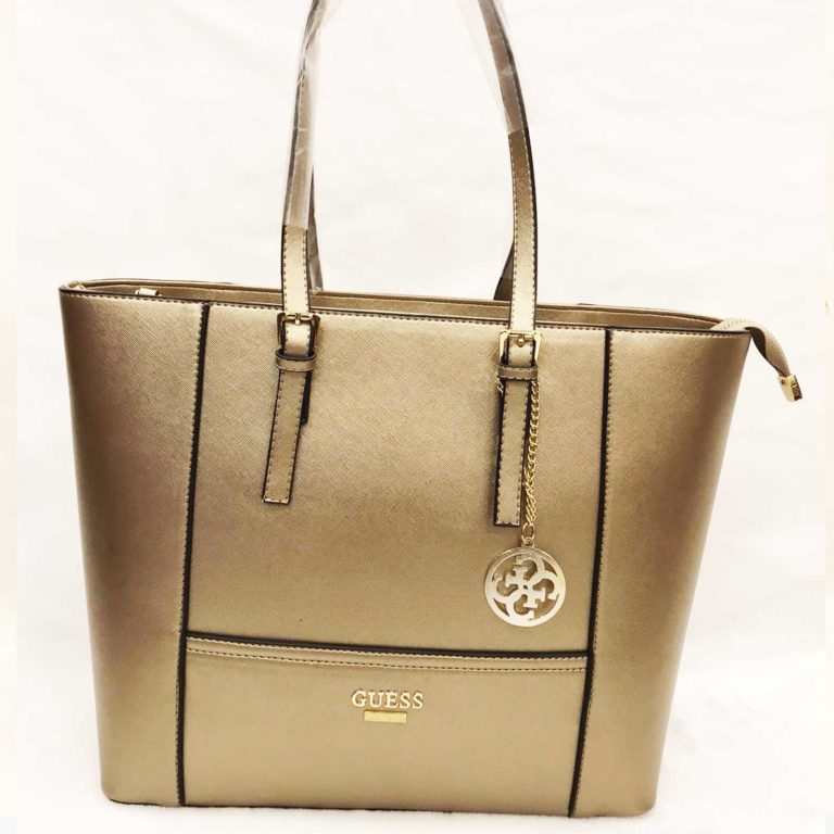Guess canta suni deri buyuk boy bolmeli gold