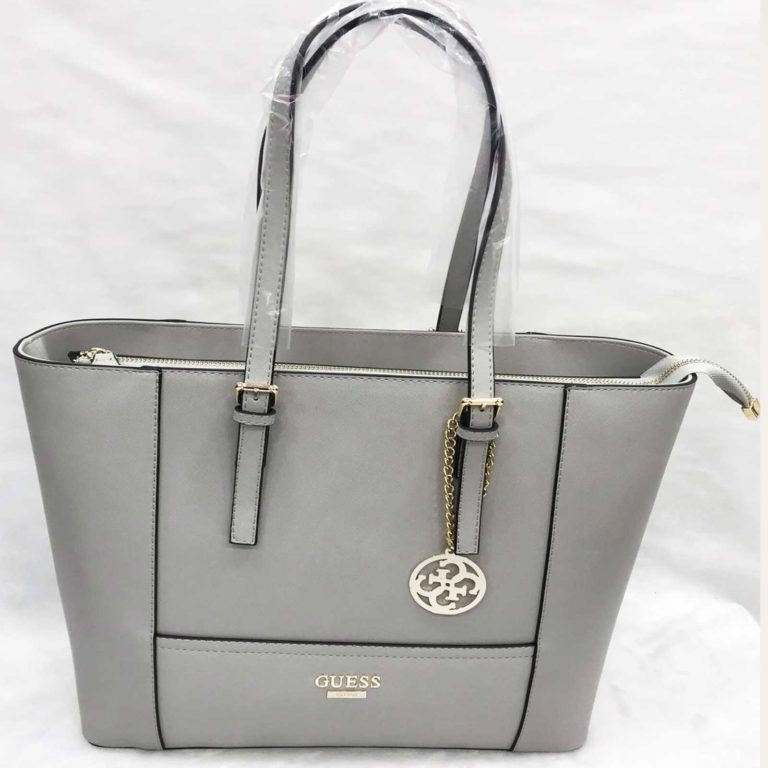 Guess canta suni deri buyuk boy bolmeli gri