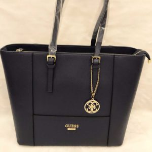 Guess canta suni deri buyuk boy bolmeli lacivert