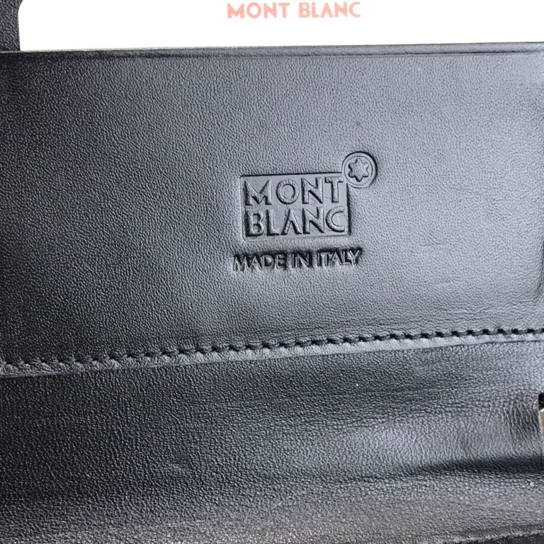 mont blanc cuzdan erkek daily organiser cok bolmeli siyah 22x13