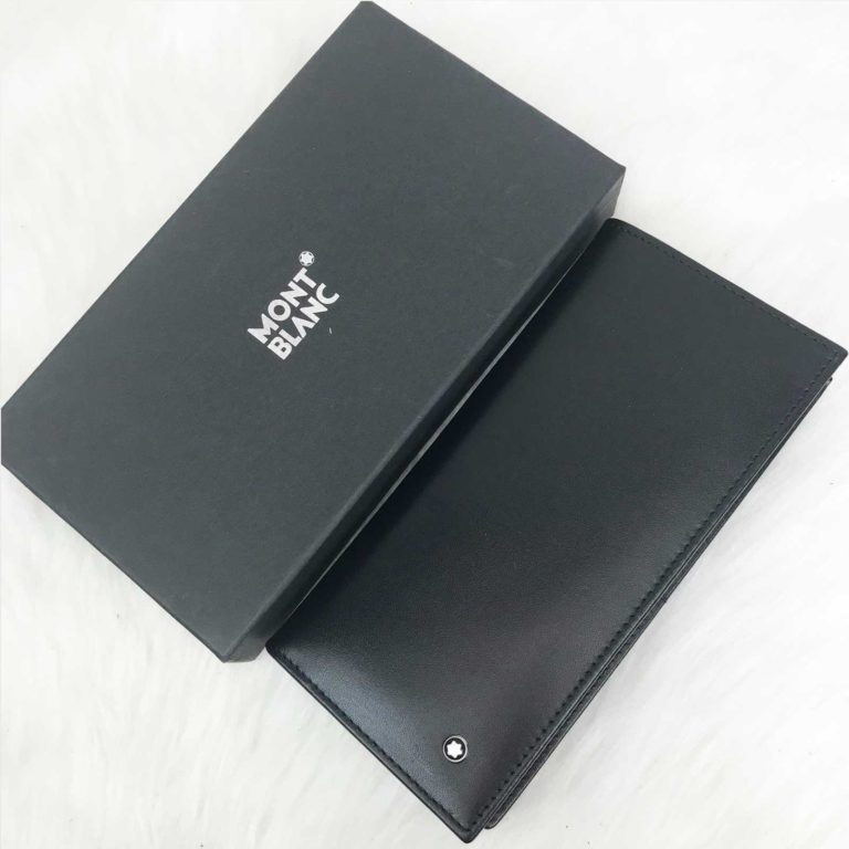 mont blanc cuzdan erkek westside long siyah 19x10