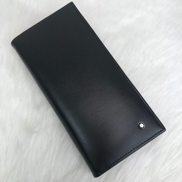 mont blanc cuzdan erkek westside long siyah 19x10