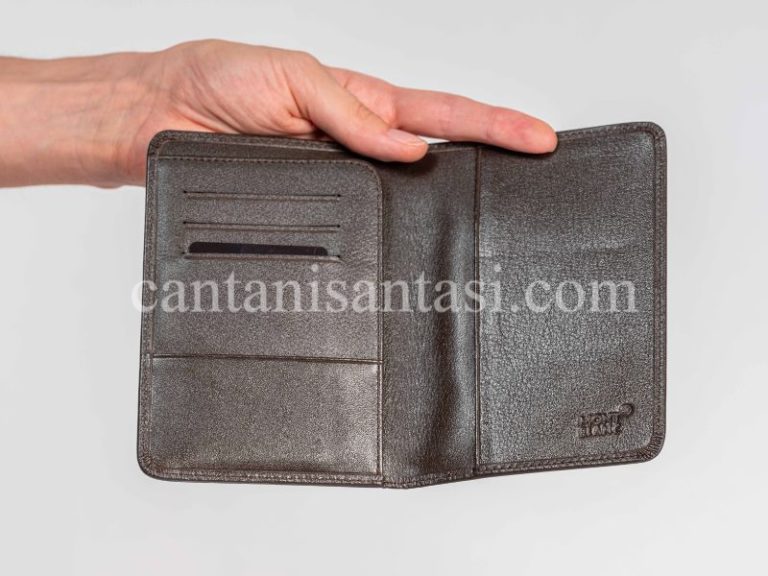 mont blanc pasaport kilifi kahve unisex