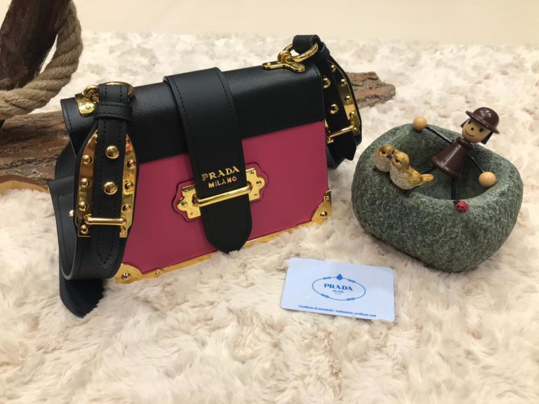 prada canta cahier ithal vip 20x15 fuchia pembe
