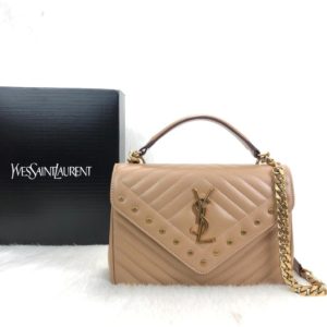 ysl Saint Laurent canta medium collage camel24x17