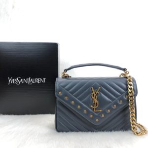 ysl Saint Laurent canta medium collage gri 24x17