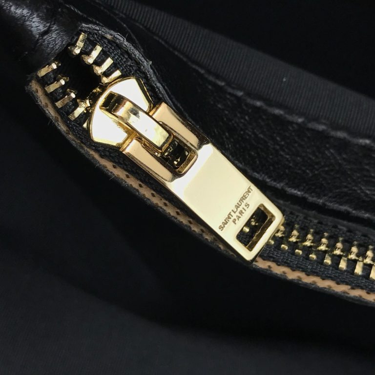 ysl saint laurent canta lou lou buyuk boy gold siyah 35x25