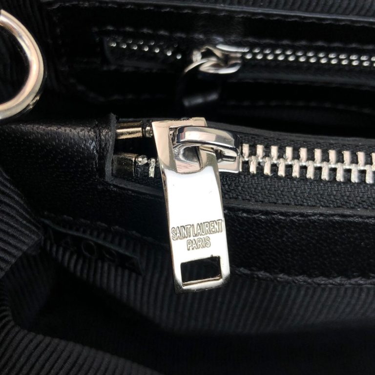 ysl saint laurent canta lou lou siyah silver 28x19