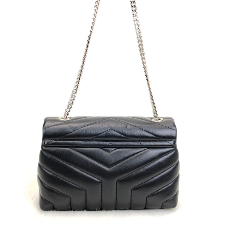 ysl saint laurent canta lou lou siyah silver 28x19