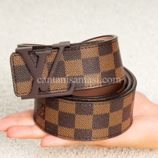 louis vuitton kemer damier kahve toka