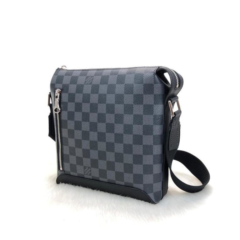 louis vuitton canta Massenger erkek postaci cantasi damier siyah 24.5x21